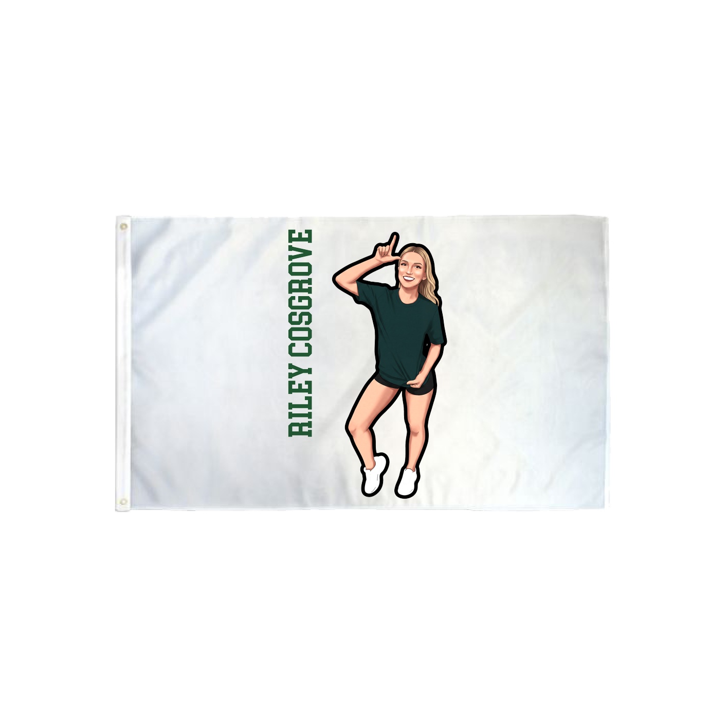 3x5 Flag — Name Vertical in Classic