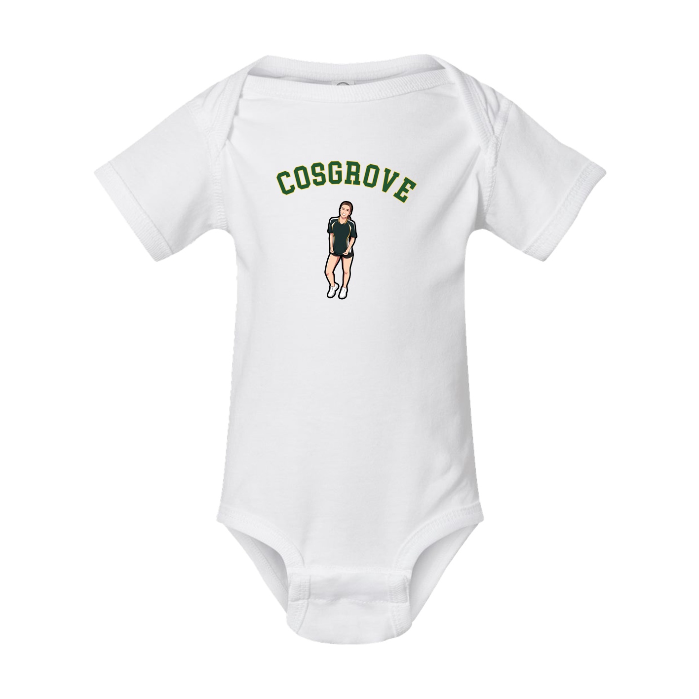 Baby Onesie — Shirsey Arch in White
