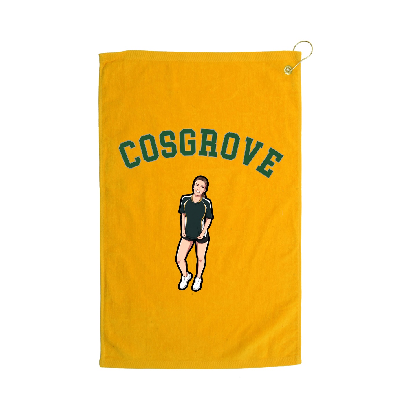 Golf Towel — Shirsey Arch in Gold