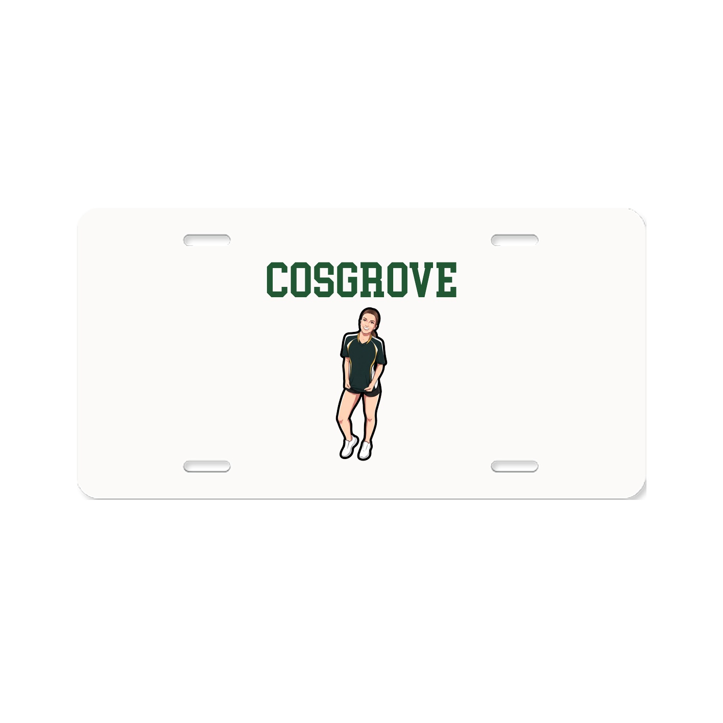 License Plate — Shirsey in Classic