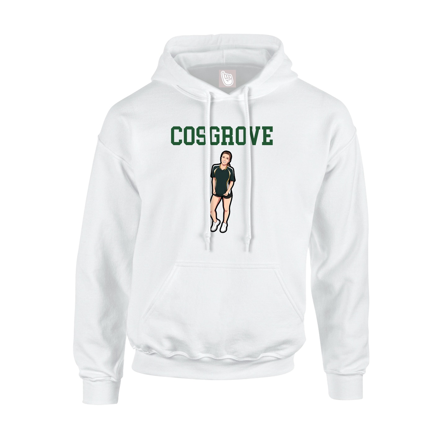 Youth Hoodie — Shirsey in White