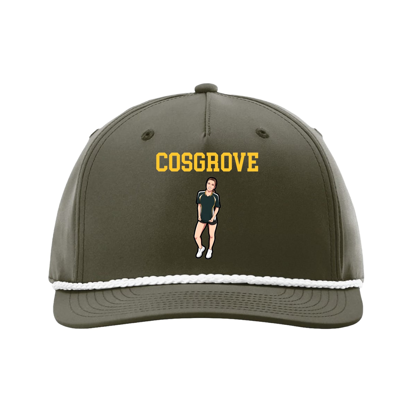 Five-Panel Classic Rope Cap — Shirsey in Green