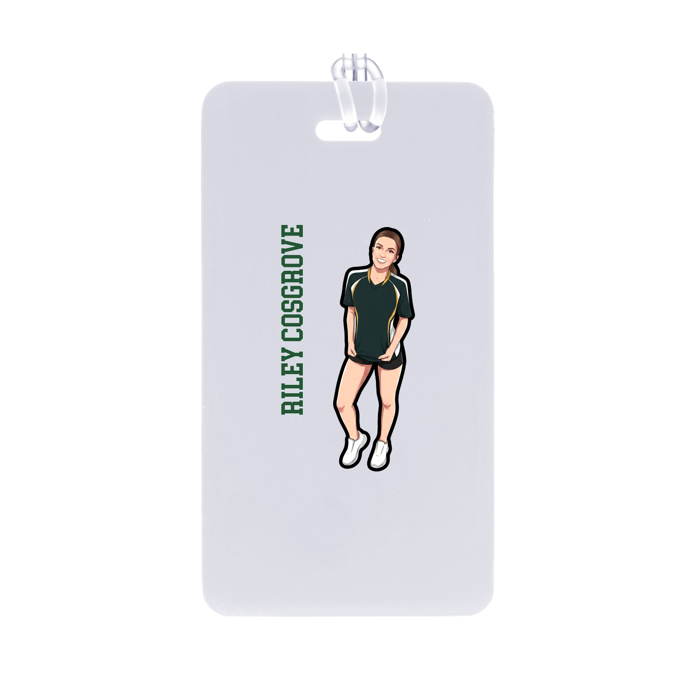 Bag Tag — Name Vertical in Classic