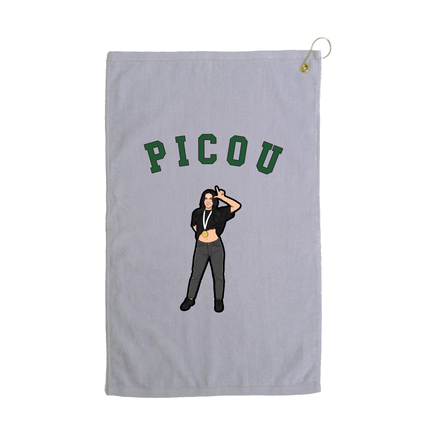 Golf Towel — Shirsey Arch in Grey