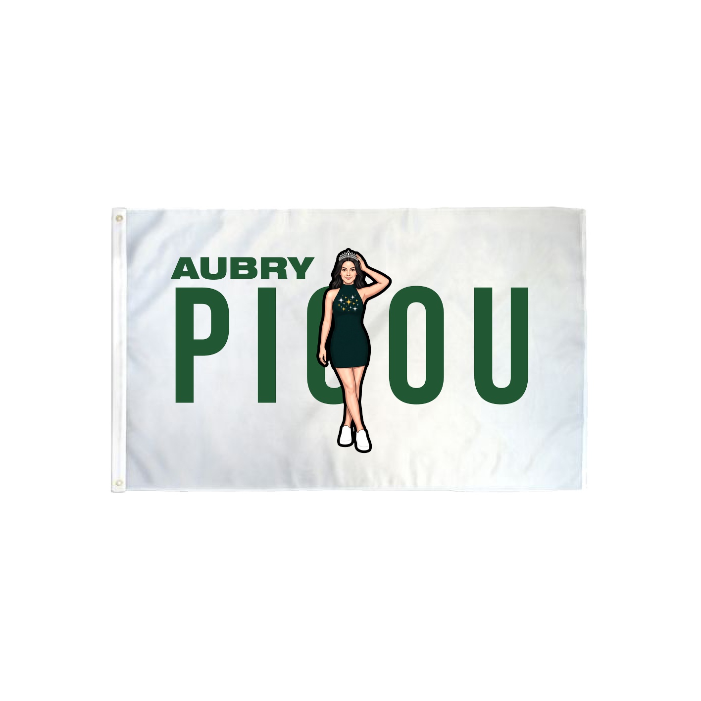 3x5 Flag — Player Name in Classic