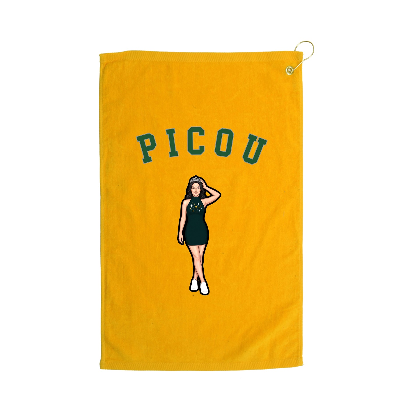 Golf Towel — Shirsey Arch in Gold
