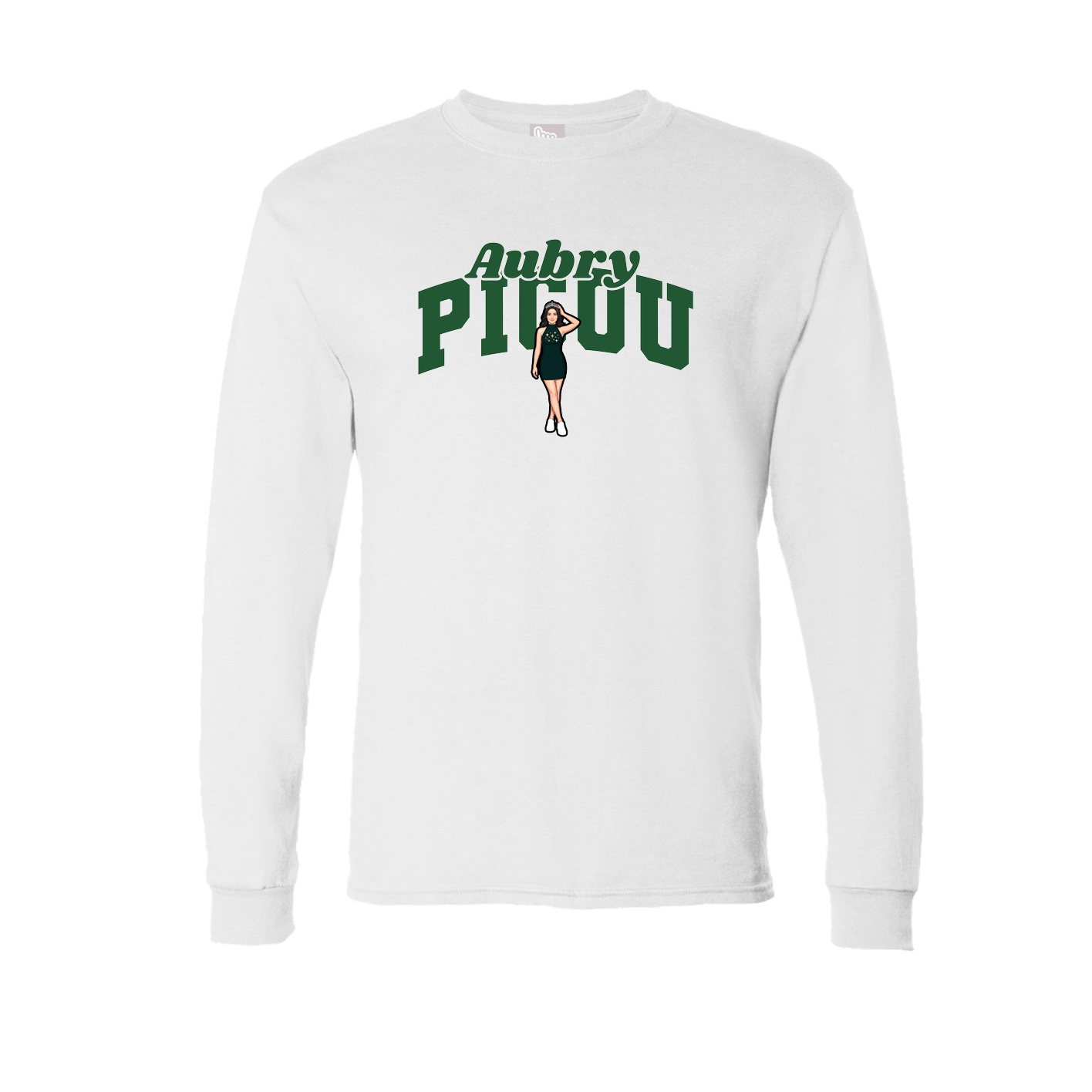 Long Sleeve Tee — Signature Arch in White