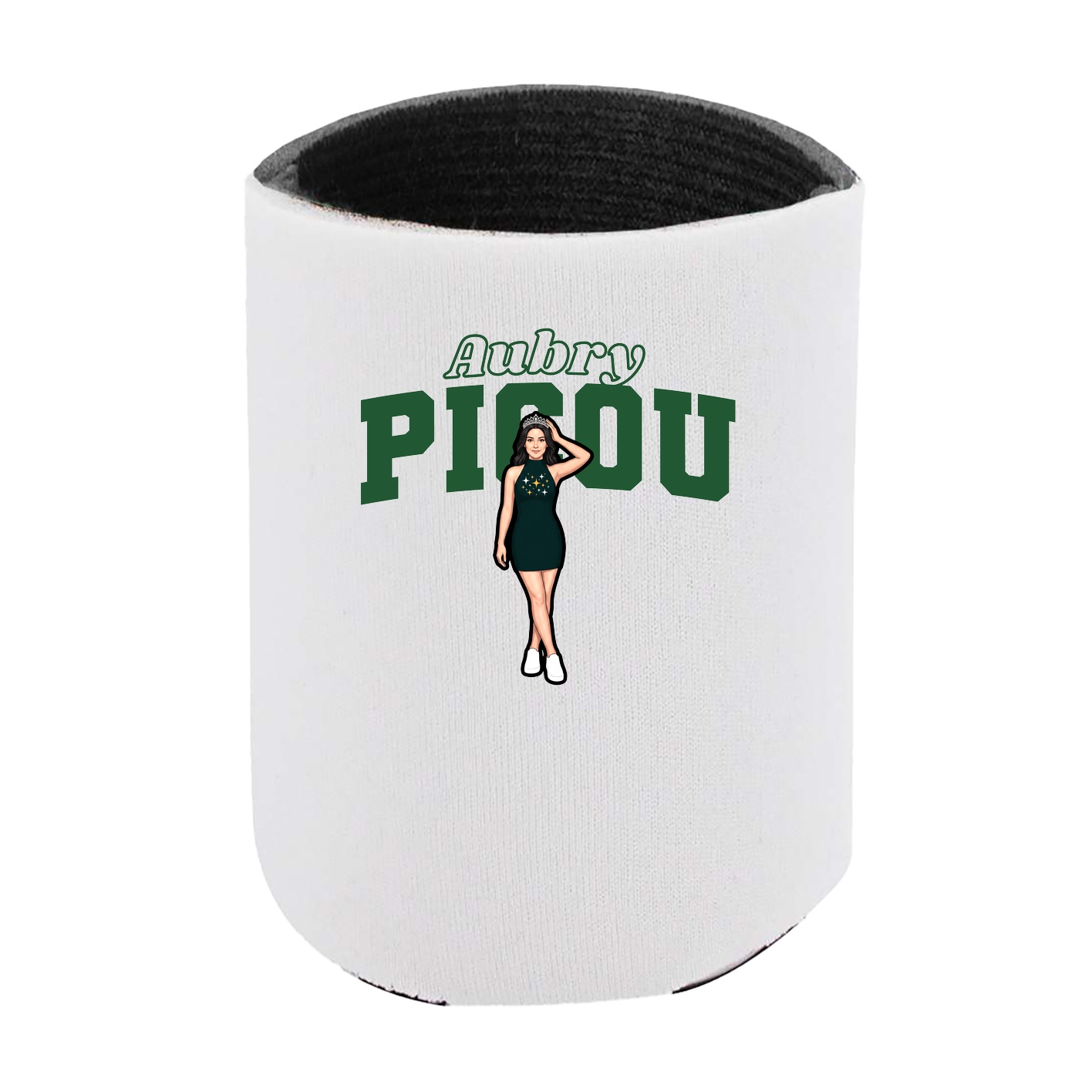 Can Holder — Name Arch in White