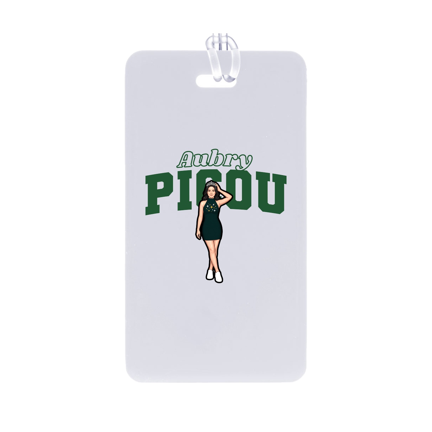 Bag Tag — Name Arch in Classic