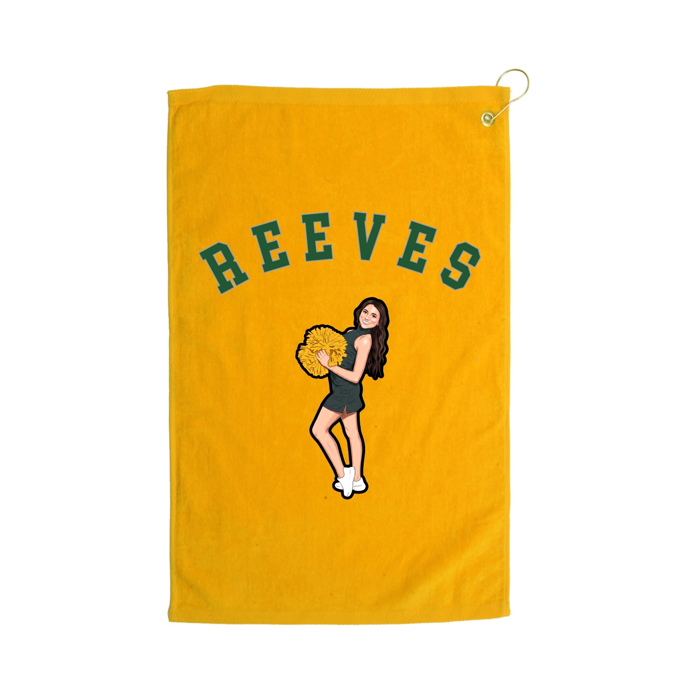Golf Towel — Shirsey Arch in Gold