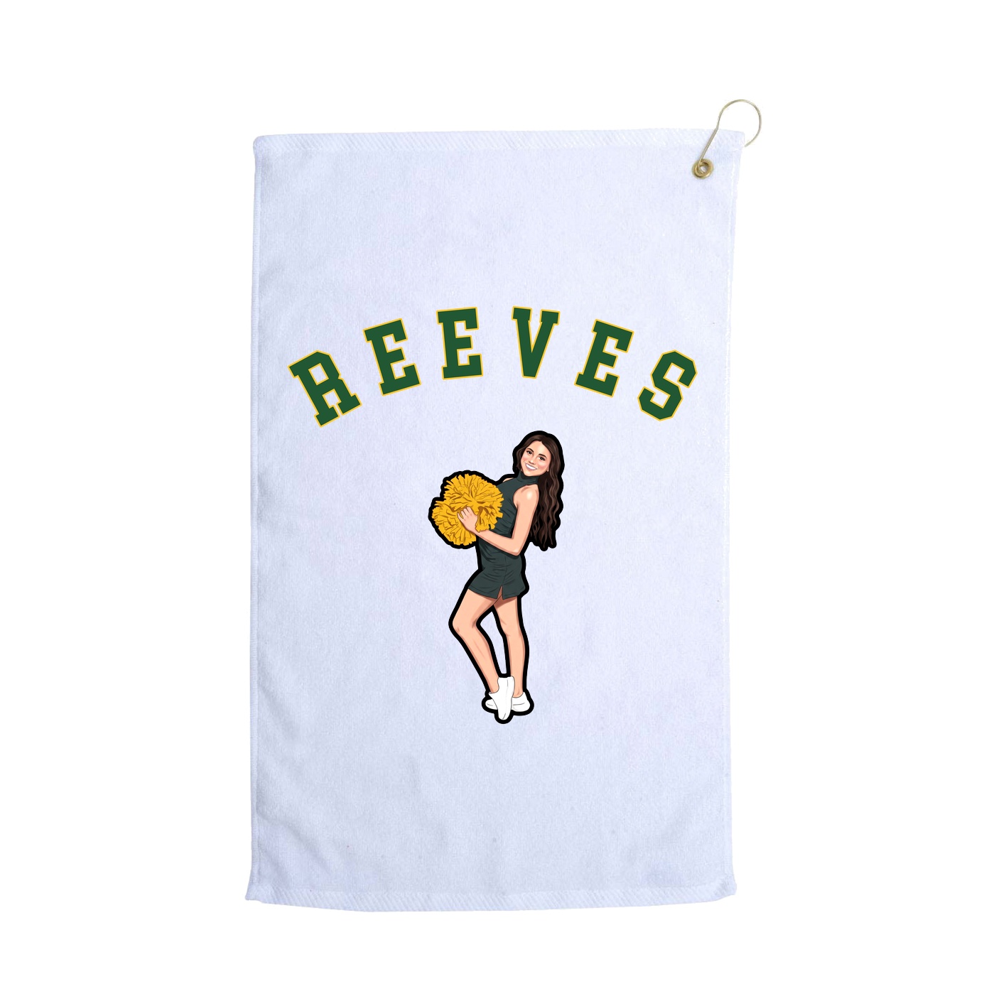 Golf Towel — Shirsey Arch in White
