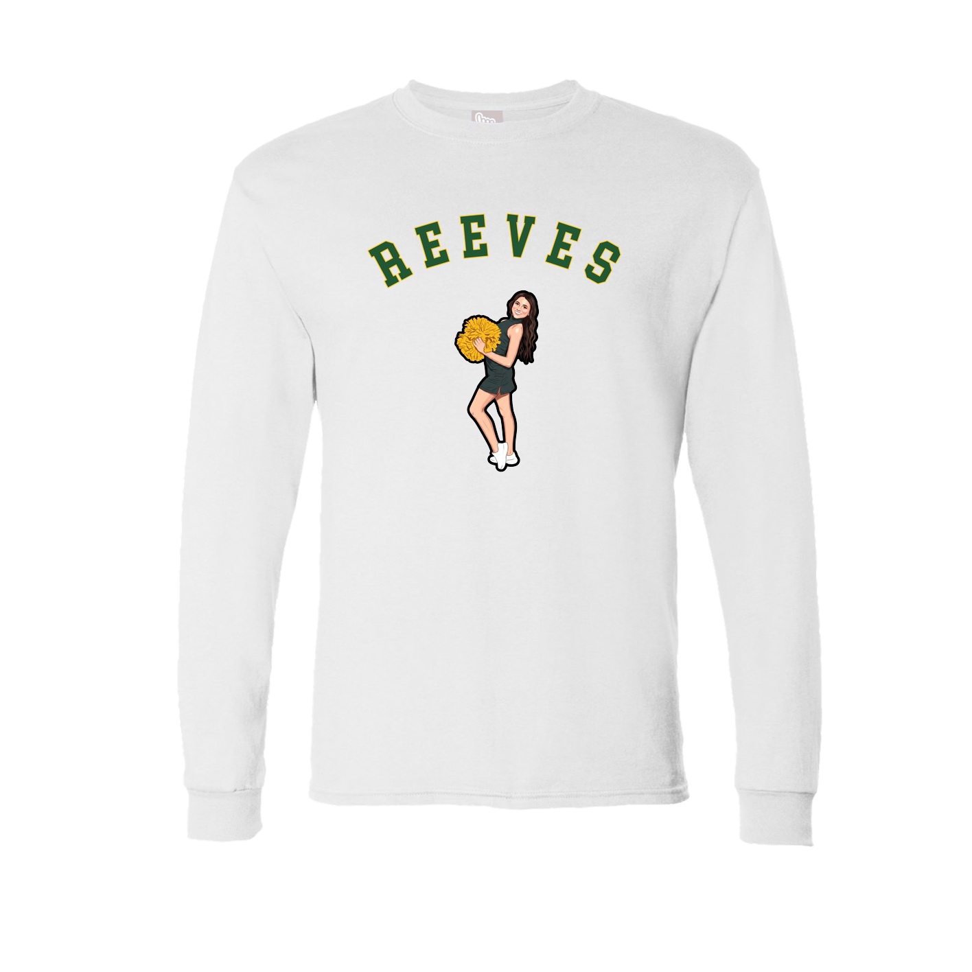 Long Sleeve Tee — Shirsey Arch in White
