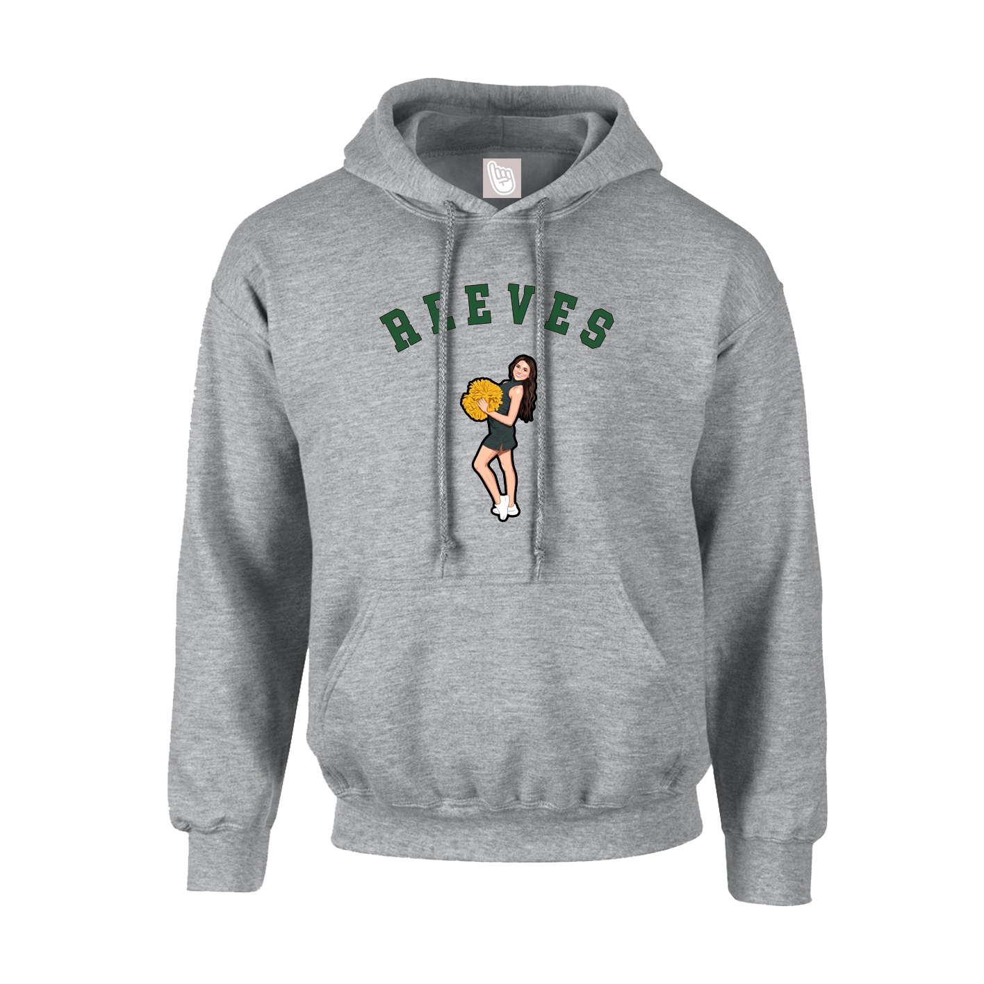Youth Hoodie — Shirsey Arch in Grey