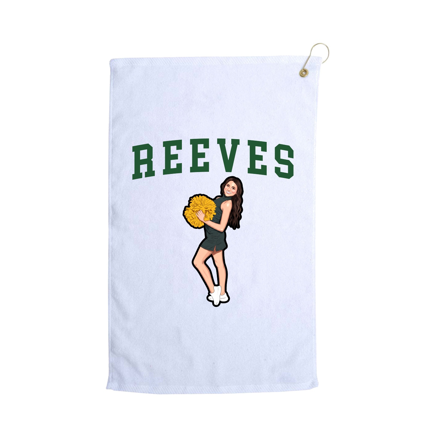 Golf Towel — Shirsey in White
