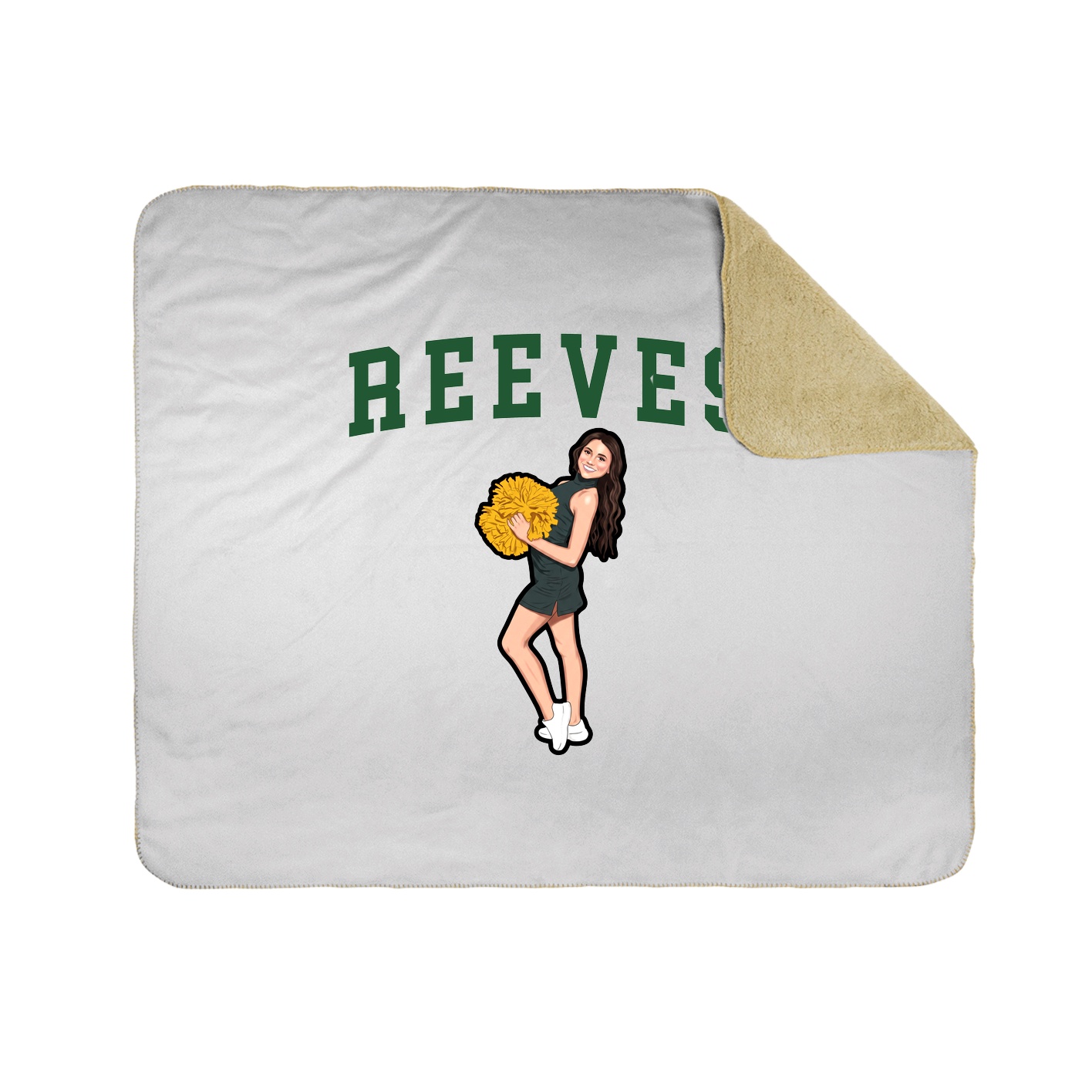 Throw Blanket — Shirsey in White