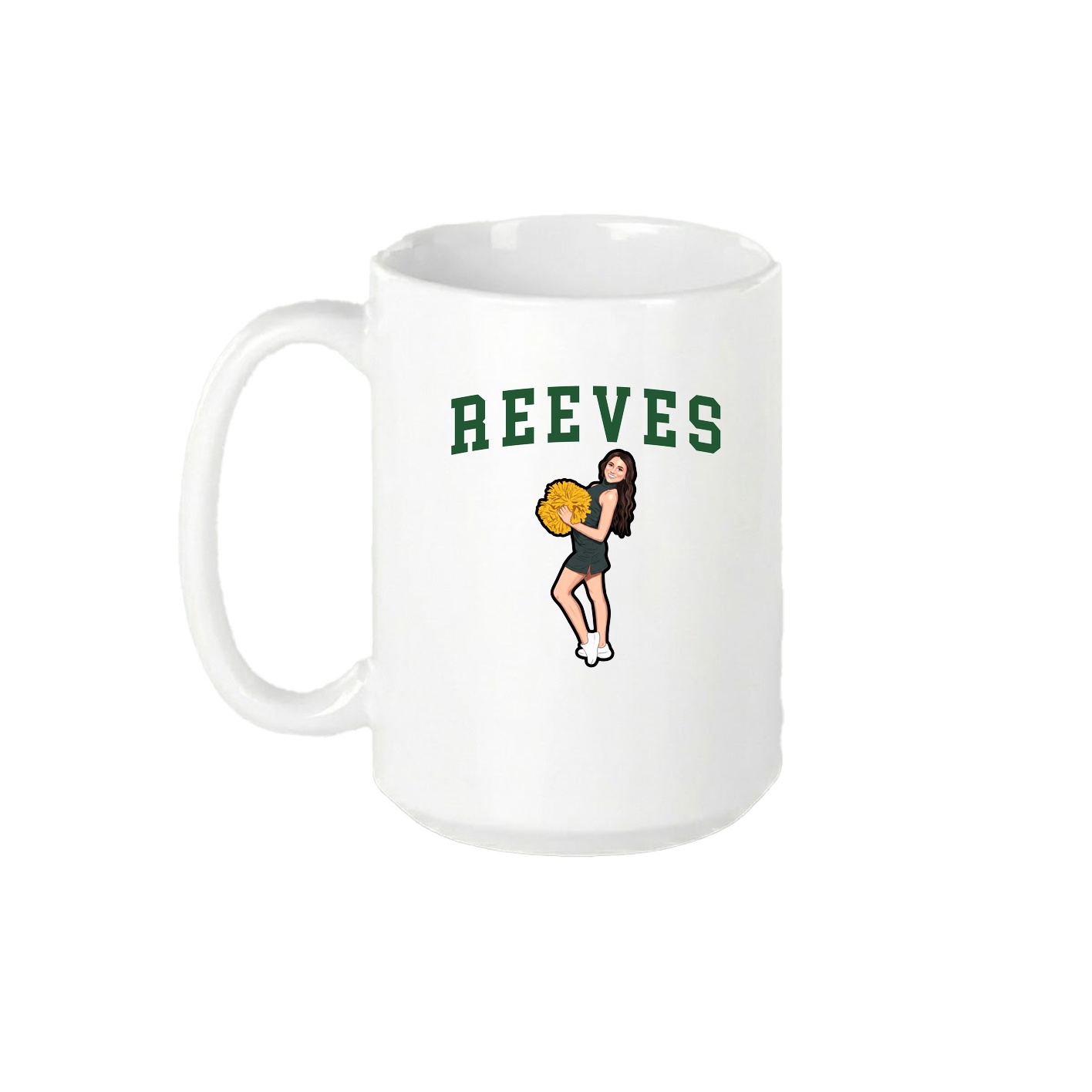 15oz Coffee Mug — Shirsey in White