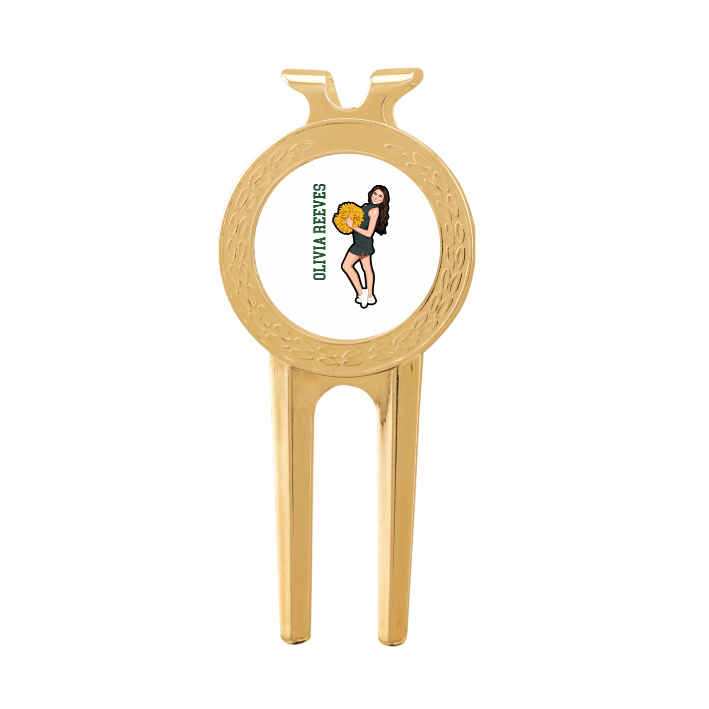 Divot Tool with Ball Marker — Name Vertical in Classic