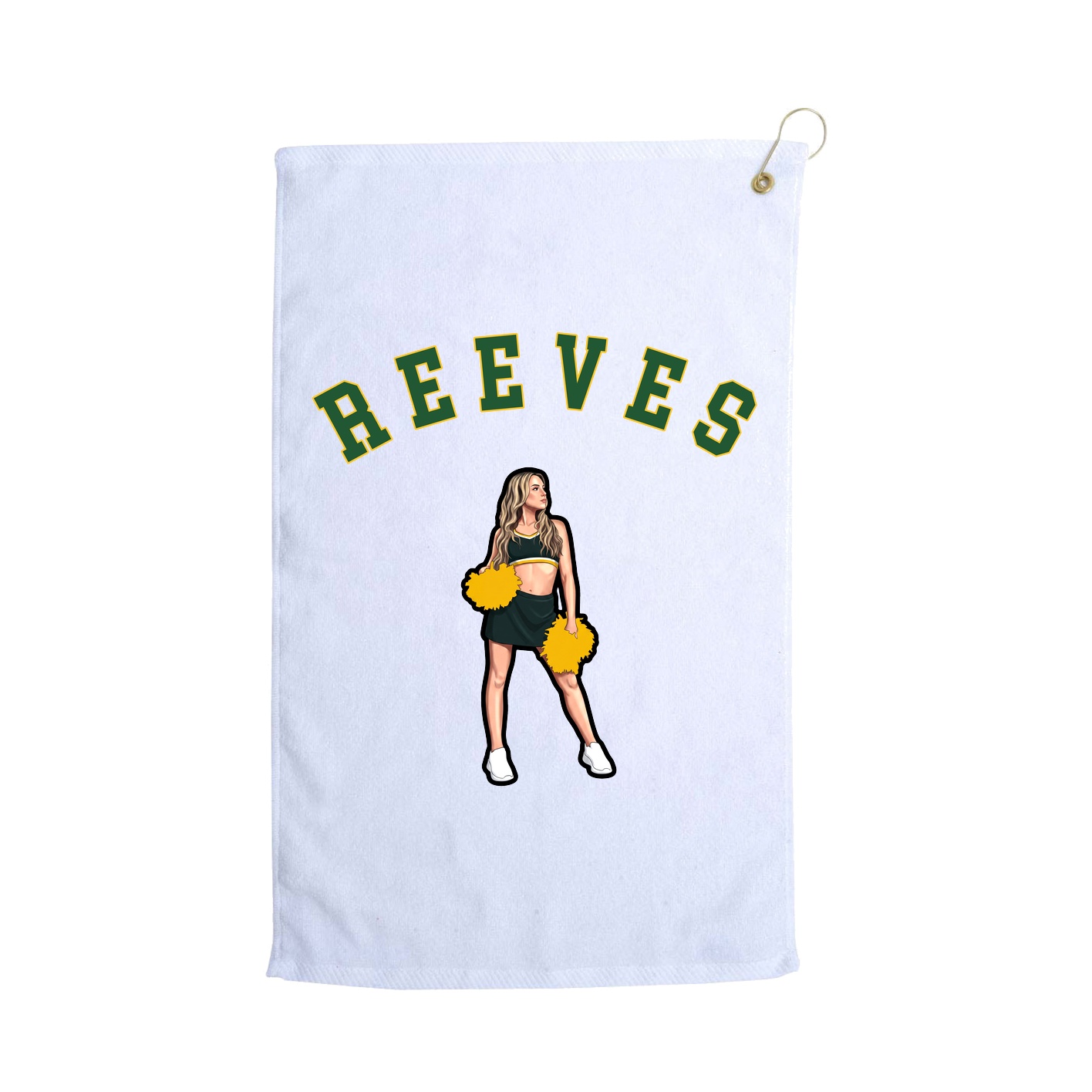 Golf Towel — Shirsey Arch in White