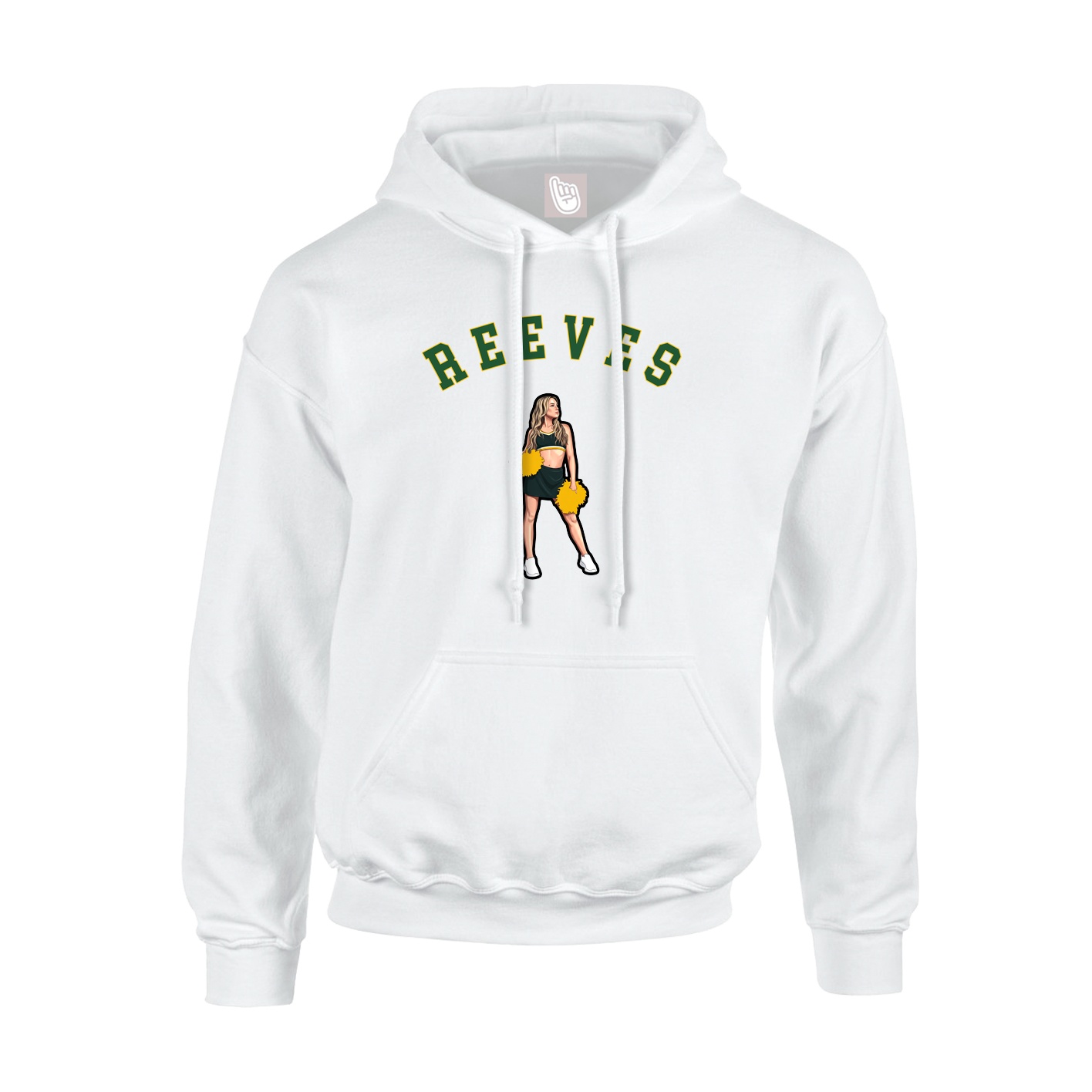 Hoodie — Shirsey Arch in White
