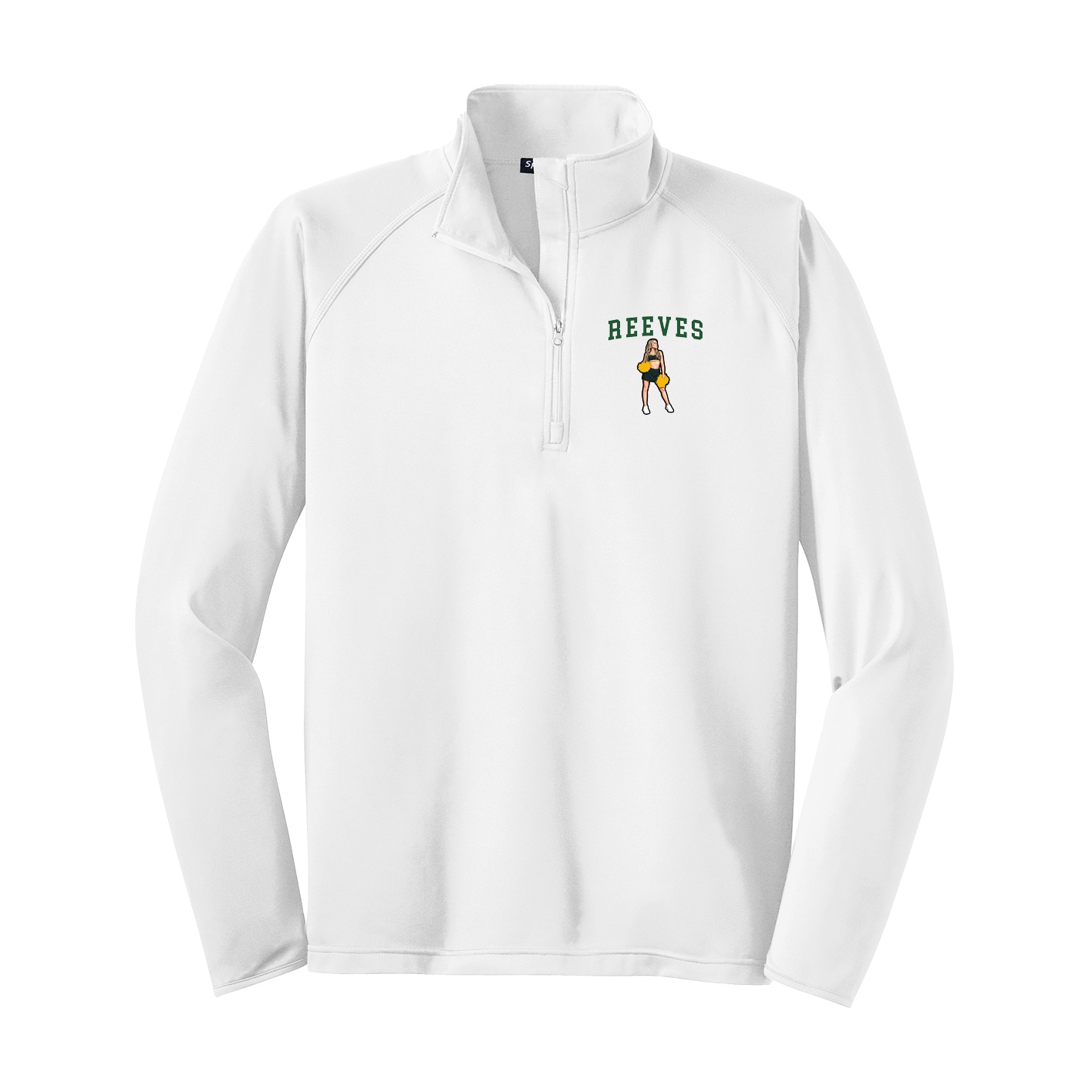 Q-Zip Pullover — Shirsey in White