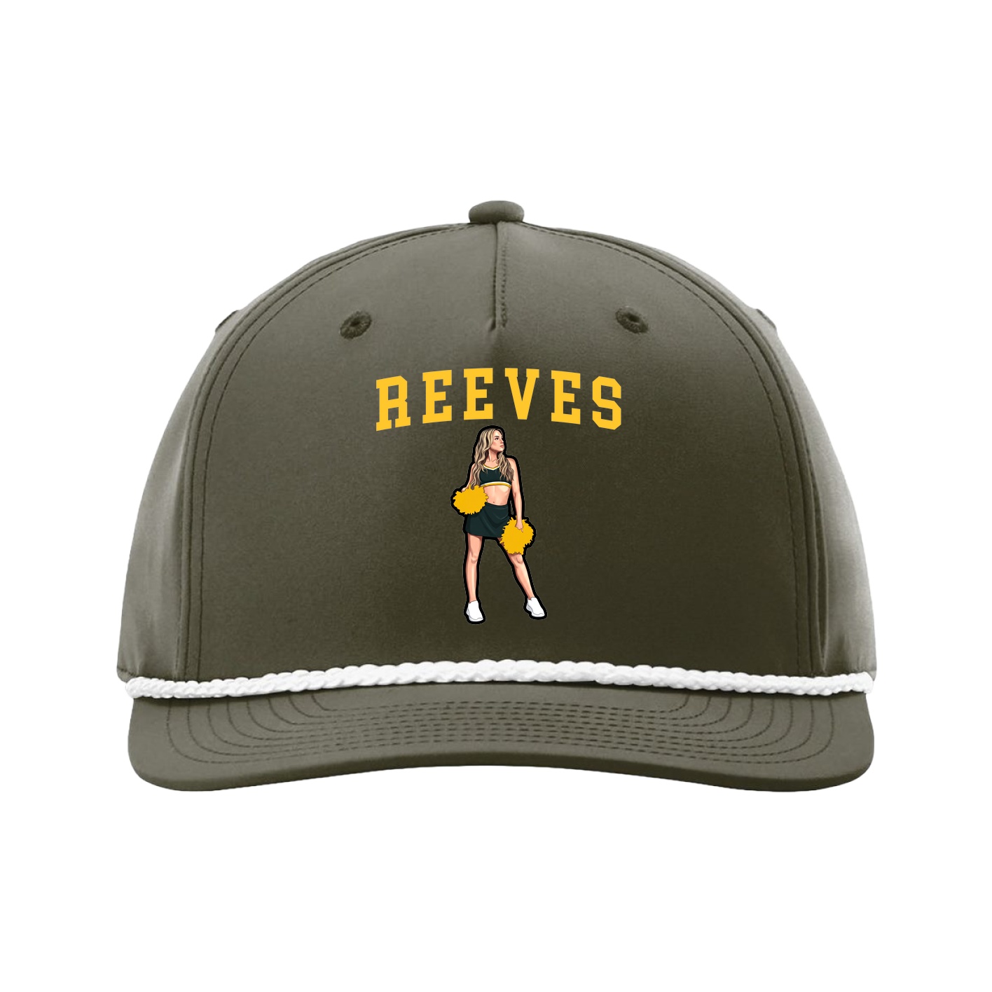 Five-Panel Classic Rope Cap — Shirsey in Green