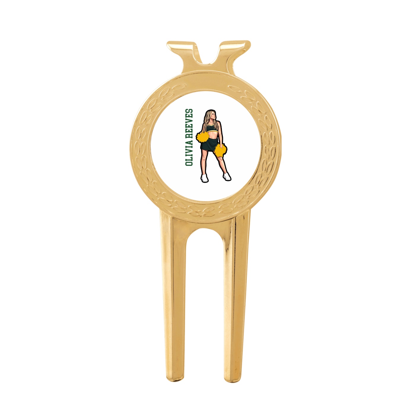 Divot Tool with Ball Marker — Name Vertical in Classic
