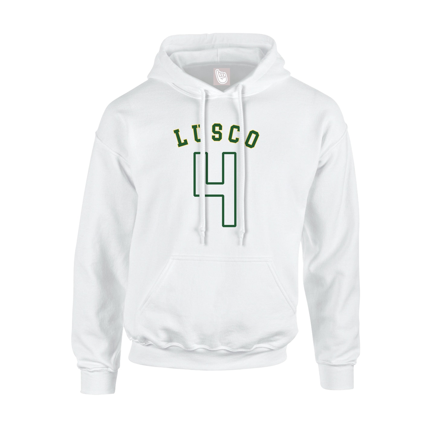 Hoodie — Shirsey Arch in White