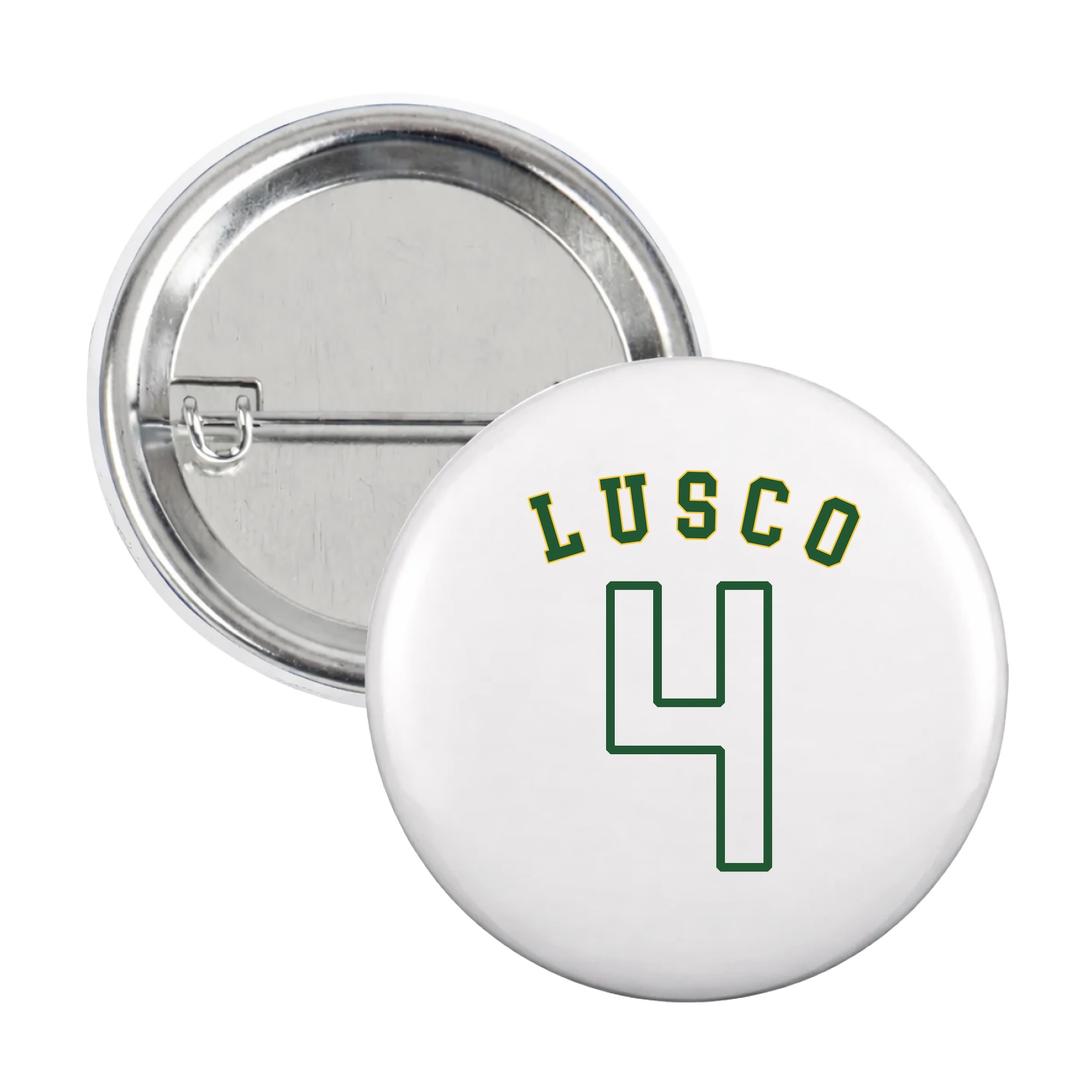 Game Day Button — Shirsey Arch in White