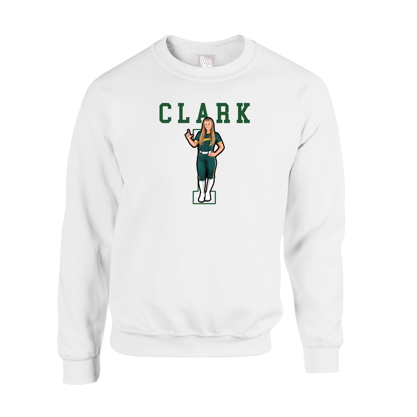 Fleece Crew — Shirsey in White