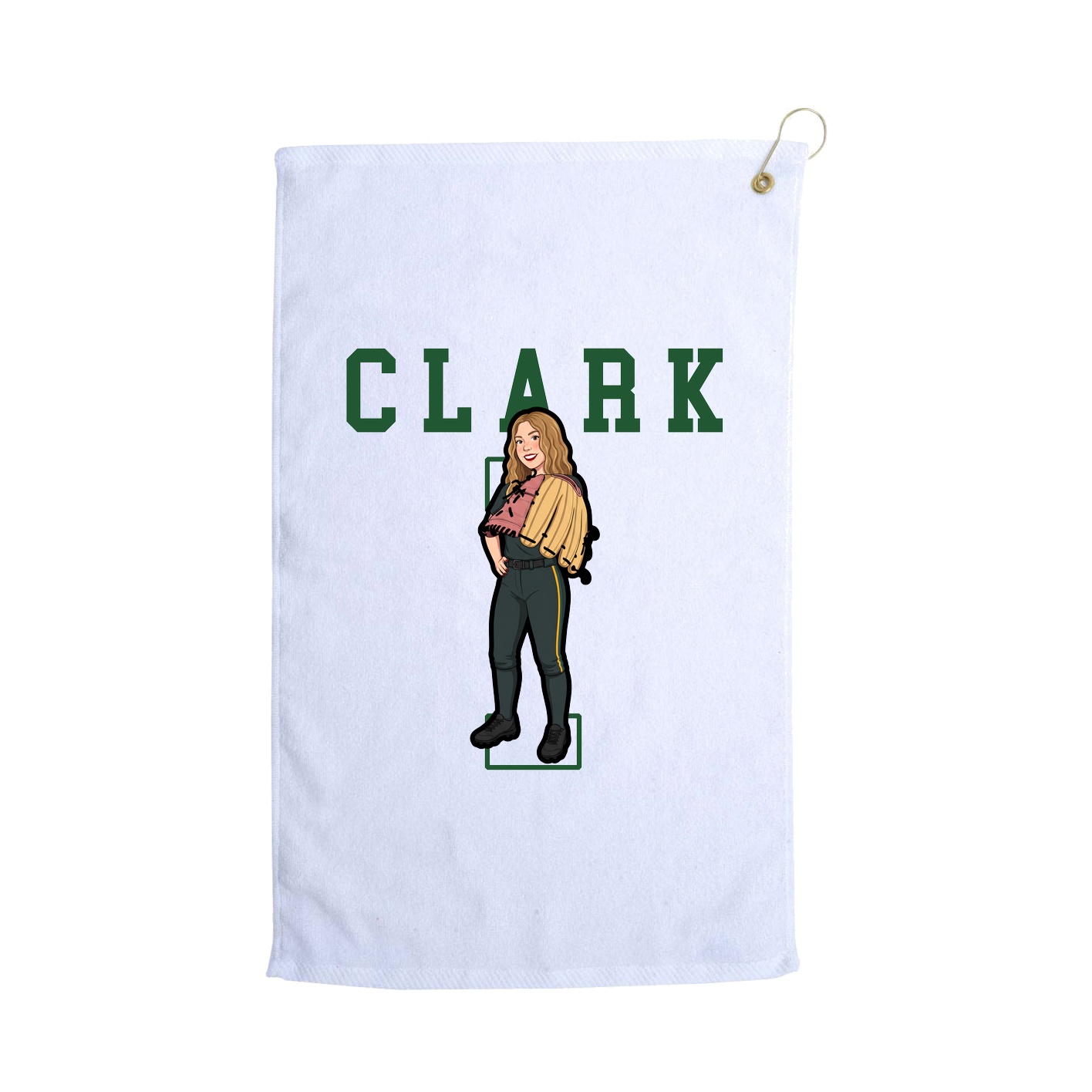 Golf Towel — Shirsey in White