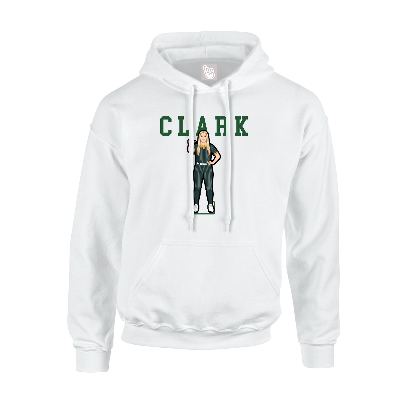 Hoodie — Shirsey in White