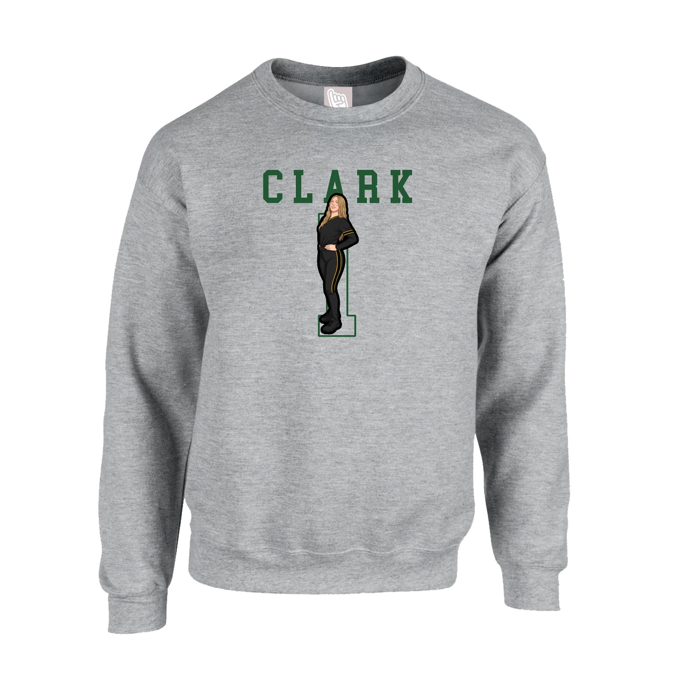 Fleece Crew — Shirsey in Grey