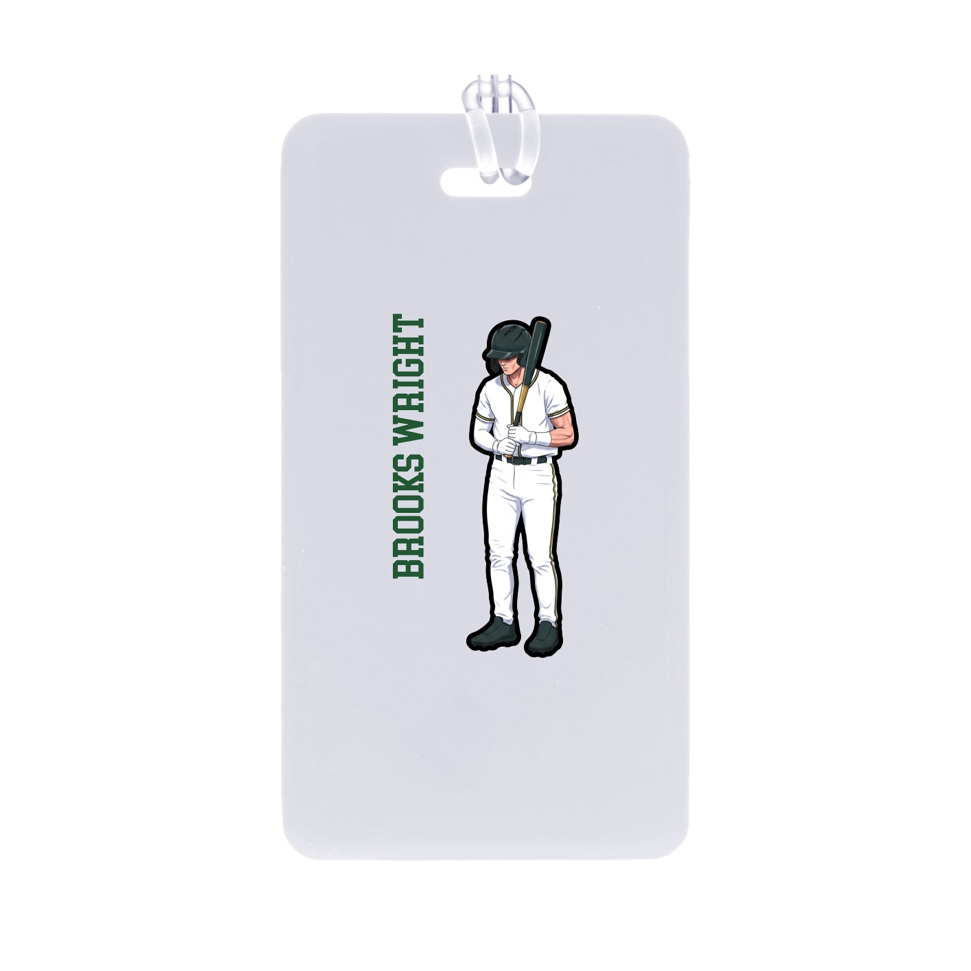 Bag Tag — Name Vertical in Classic