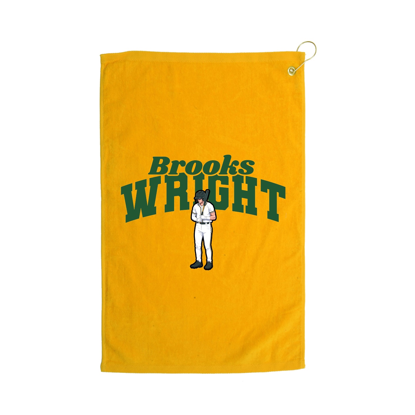Golf Towel — Signature Arch in Gold