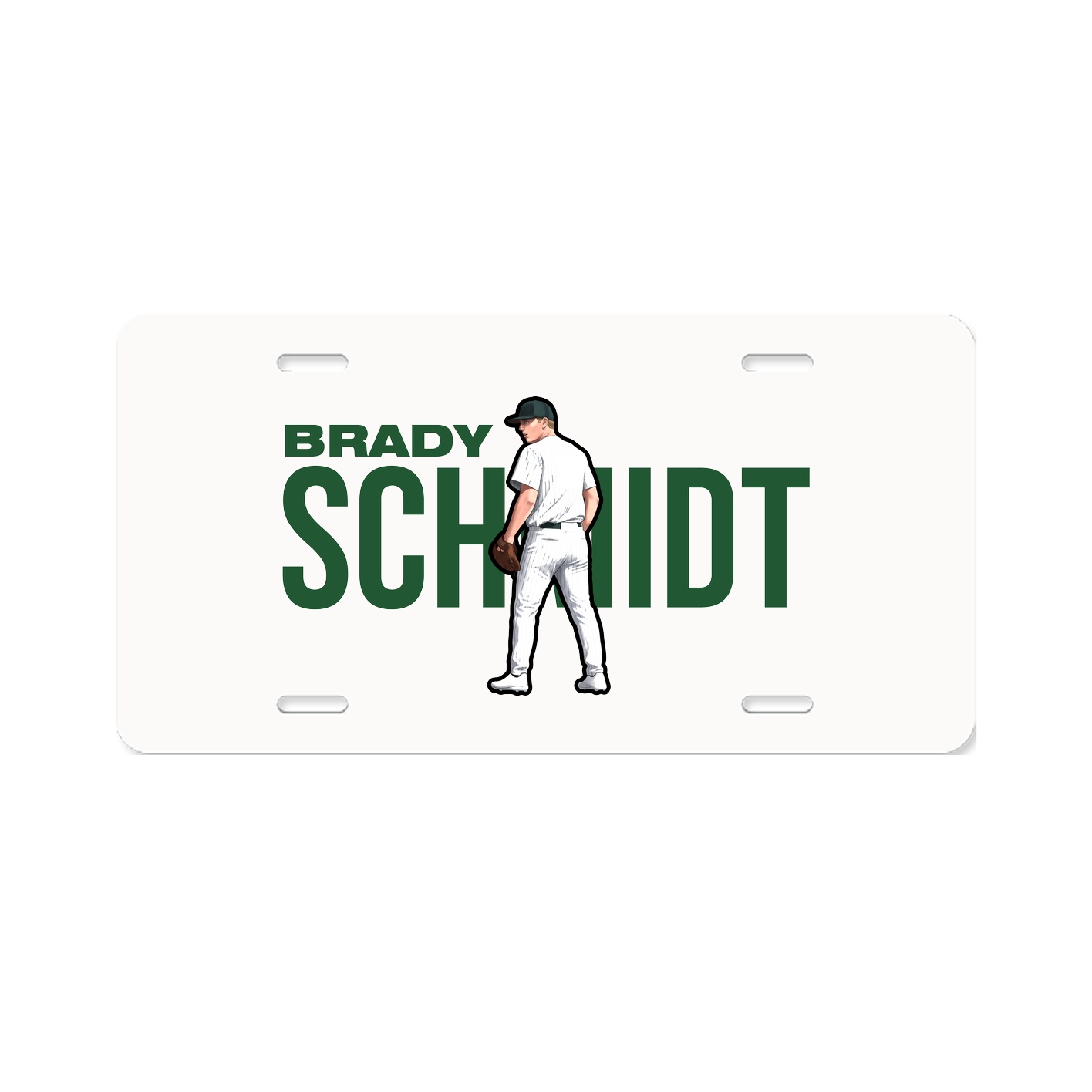 License Plate — Player Name in Classic