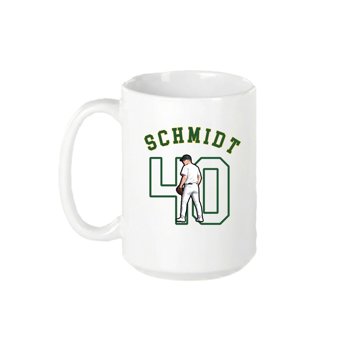 15oz Coffee Mug — Shirsey Arch in White