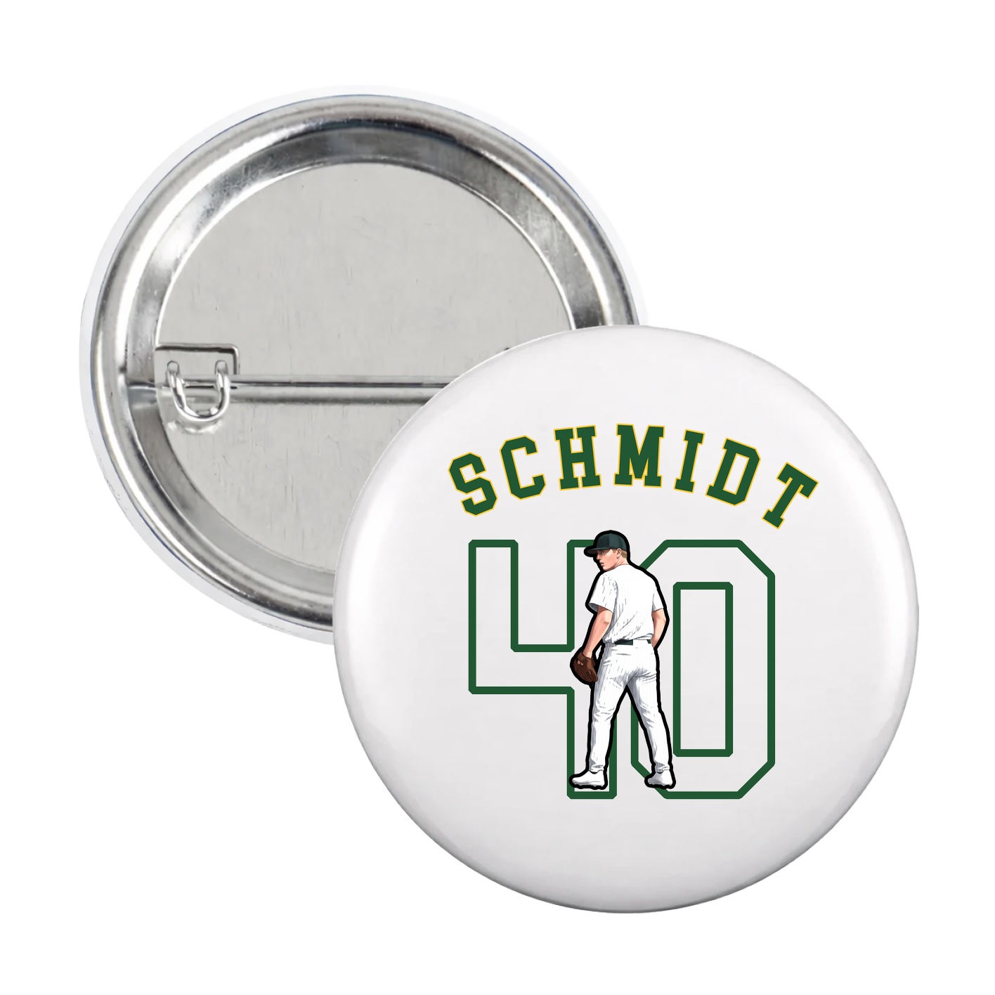 Game Day Button — Shirsey Arch in White