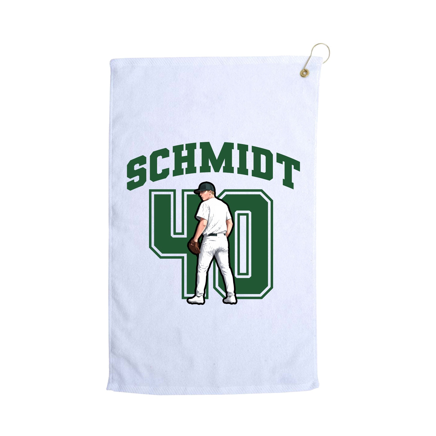 Golf Towel — Number in White