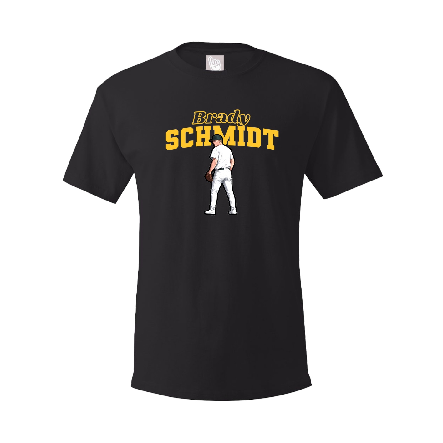 Youth Tee — Name Arch in Black