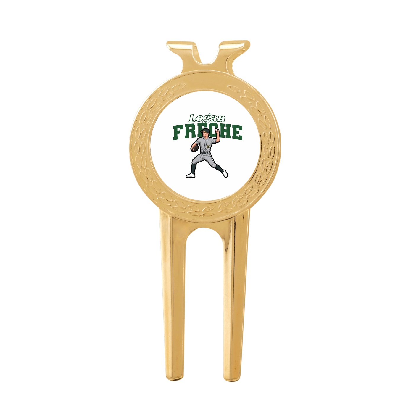 Divot Tool with Ball Marker — Name Arch in Classic