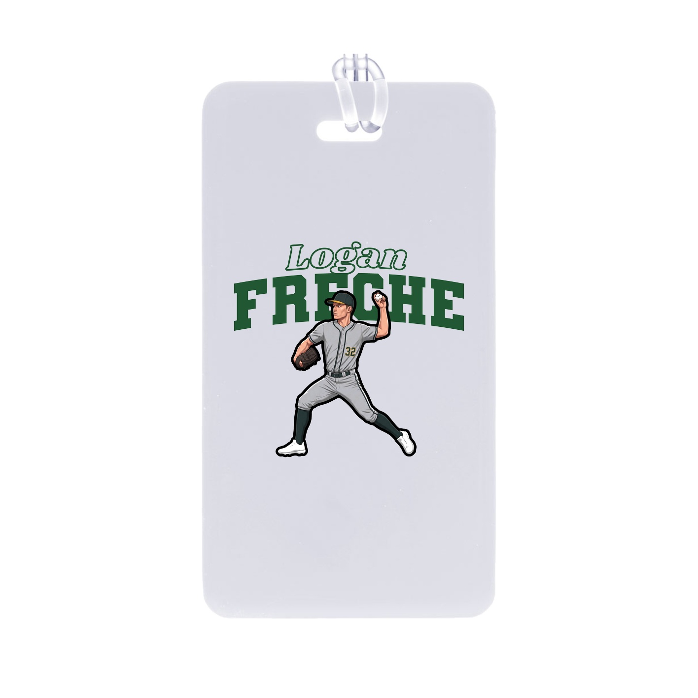 Bag Tag — Name Arch in Classic