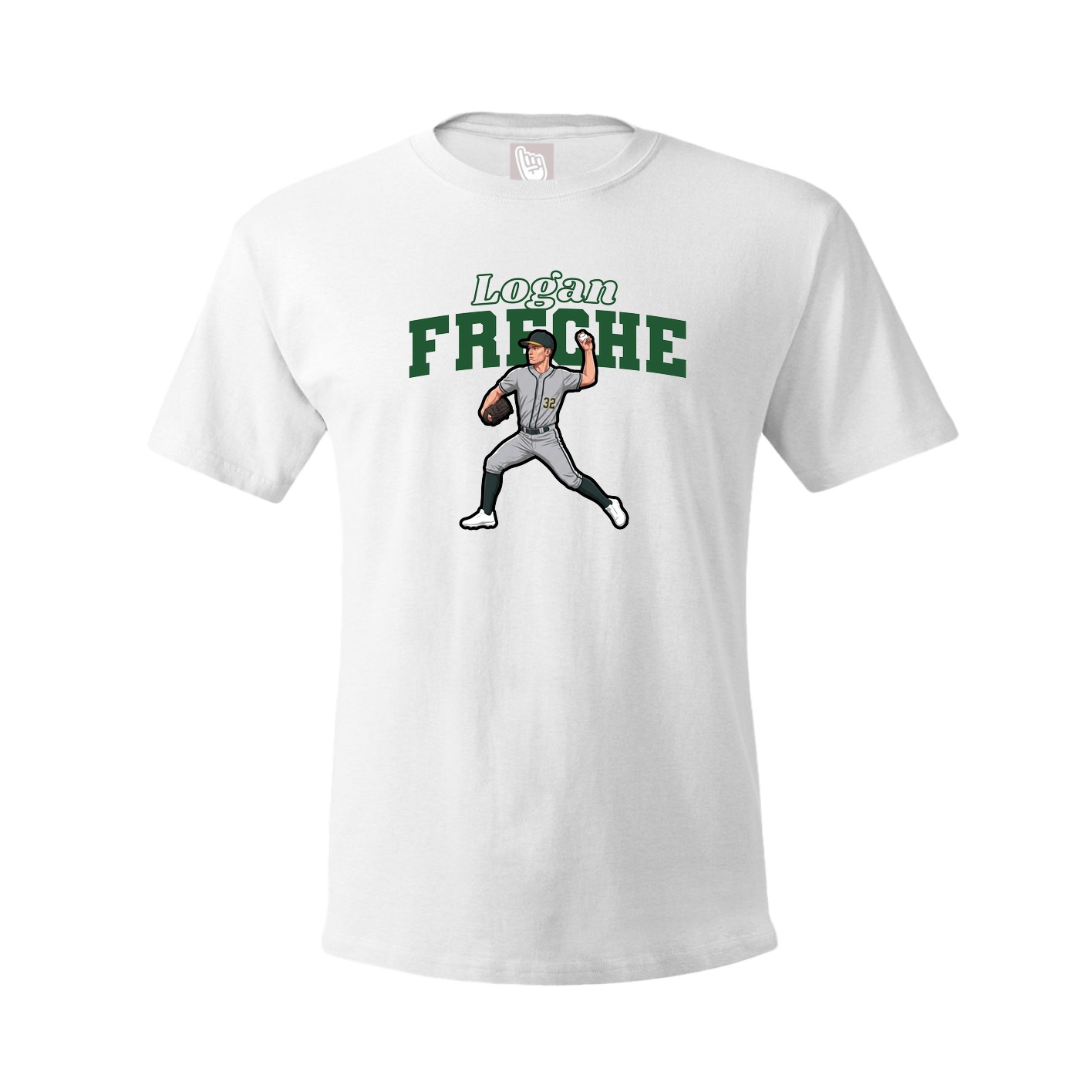 Tee — Name Arch in White
