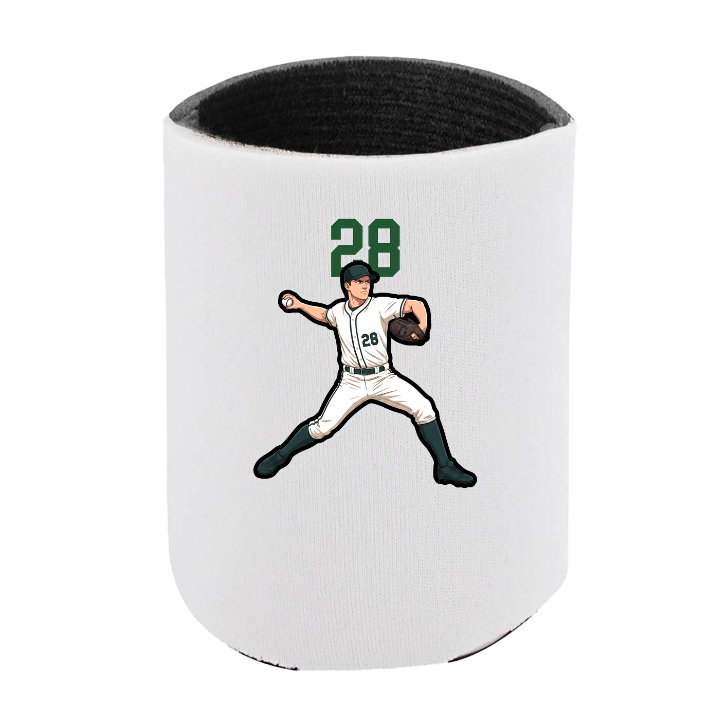 Can Holder — Number Top in White