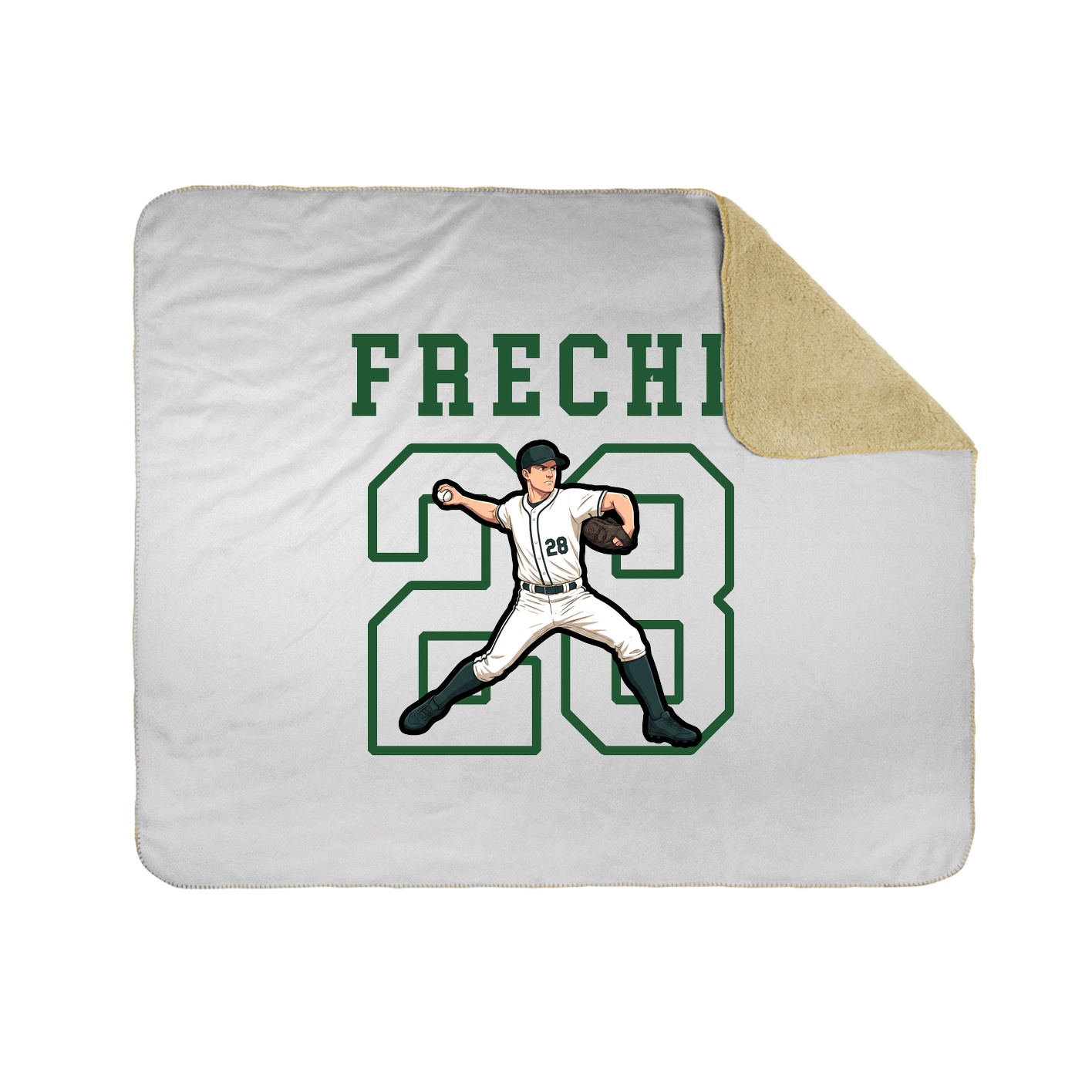Throw Blanket — Shirsey in White