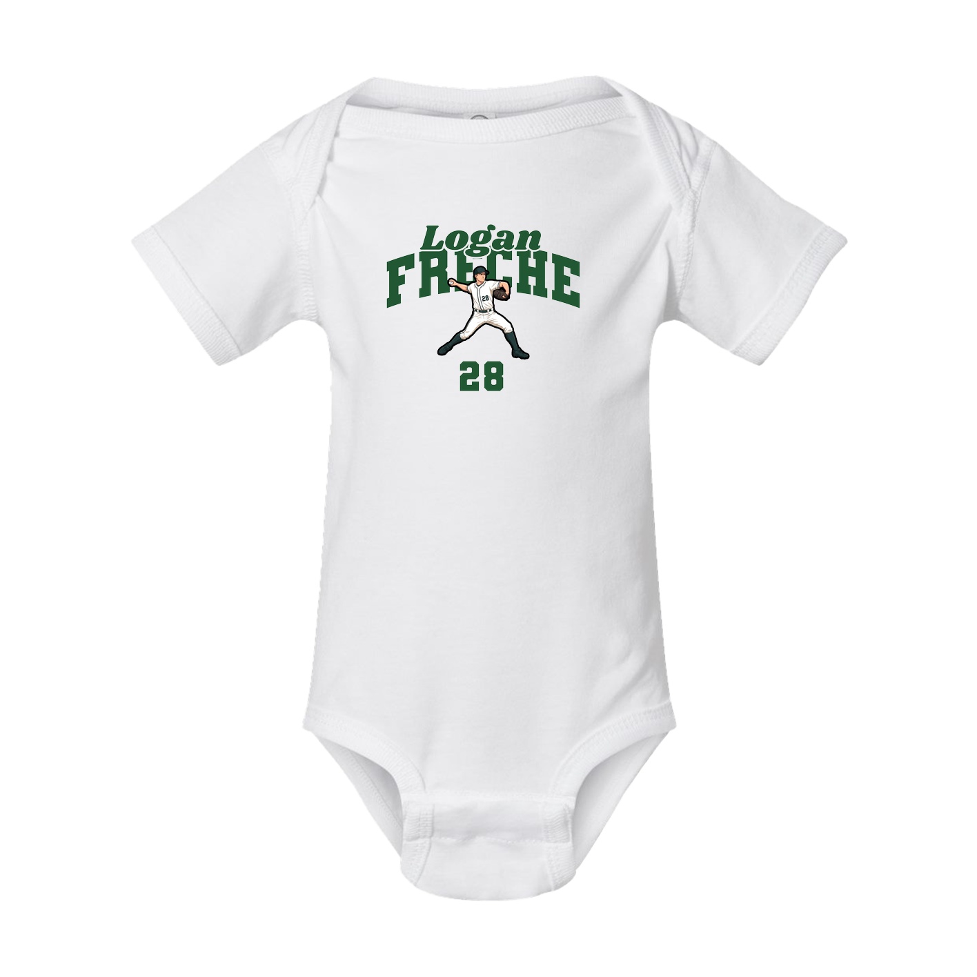 Baby Onesie — Signature Arch in White