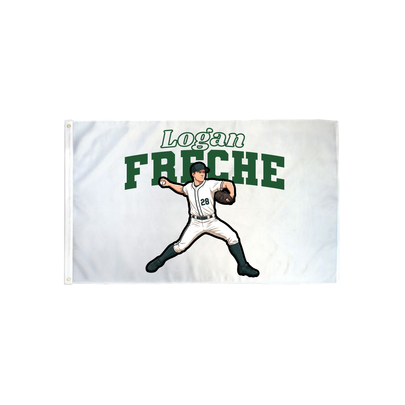 3x5 Flag — Name Arch in Classic