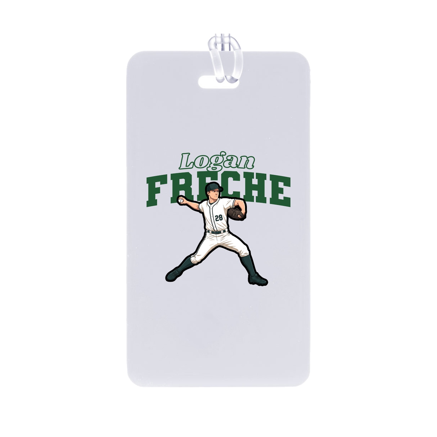 Bag Tag — Name Arch in Classic