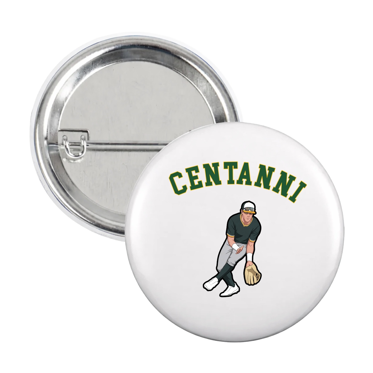 Game Day Button — Shirsey Arch in White