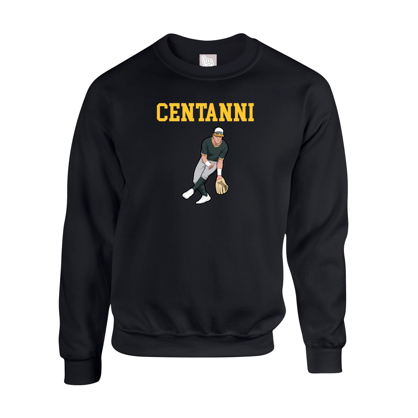 Fleece Crew — Shirsey in Black