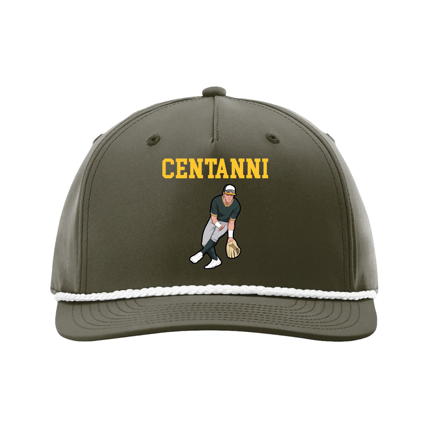 Five-Panel Classic Rope Cap — Shirsey in Green